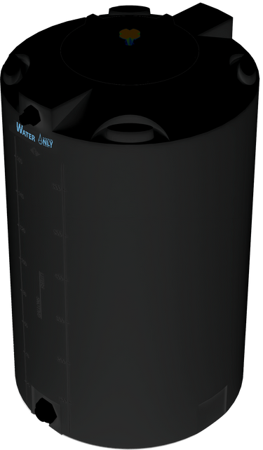 175 Gal ProChem® Potable Water Tank w/Bulkhead Fittings - Twist Lid 16